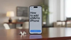 how to add esim to iphone